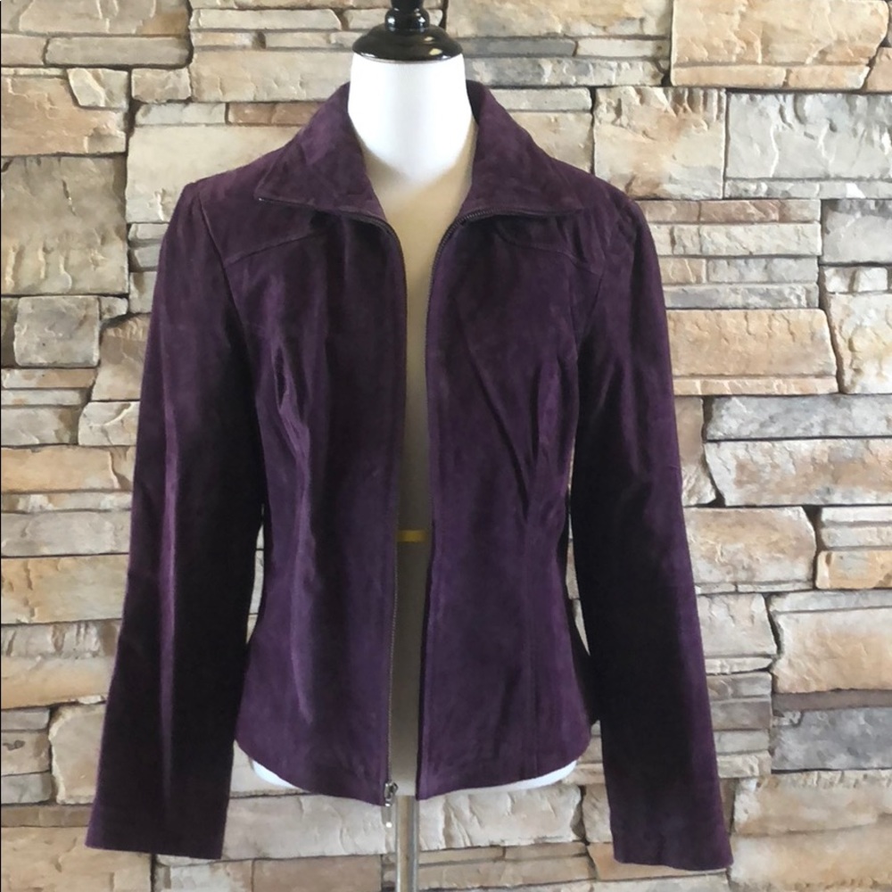 Suede blazer